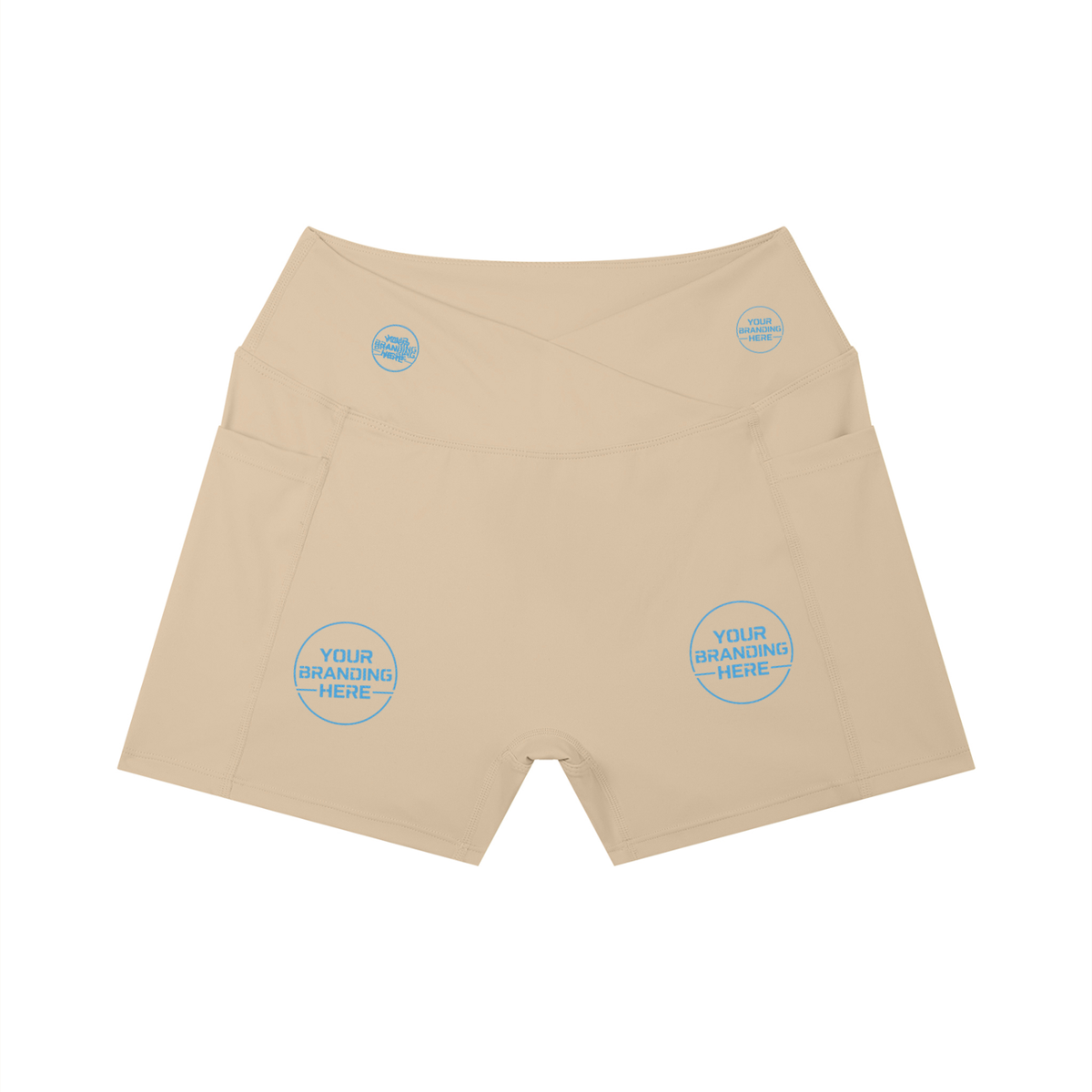 Women’s High Rise Pocket Yoga Shorts - WB0055-O001-V6