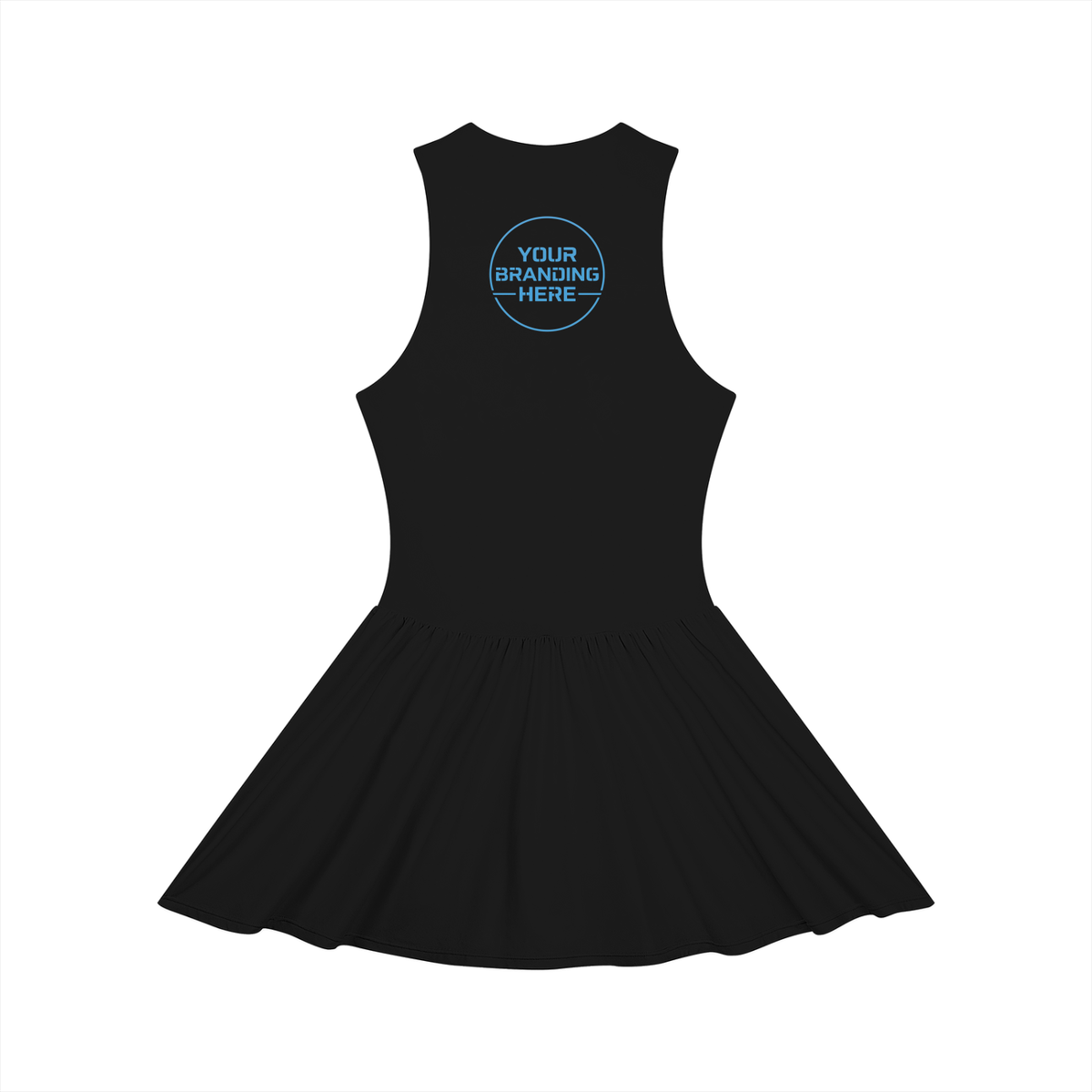 Women’s Ruched Sleeveless Full-Zip Dress - WO0015-O001-V2