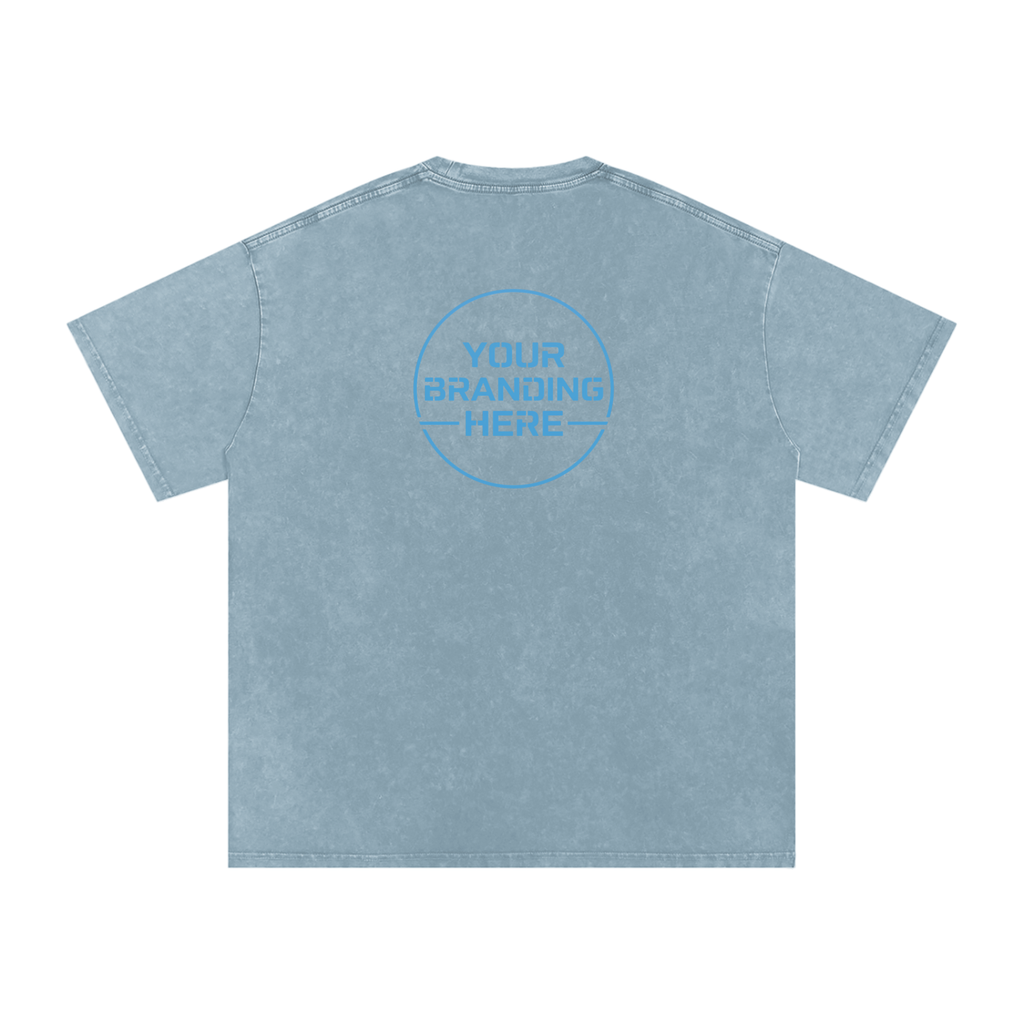 Snow Washed Oversized Cotton T-Shirt - R00037-C001-V14
