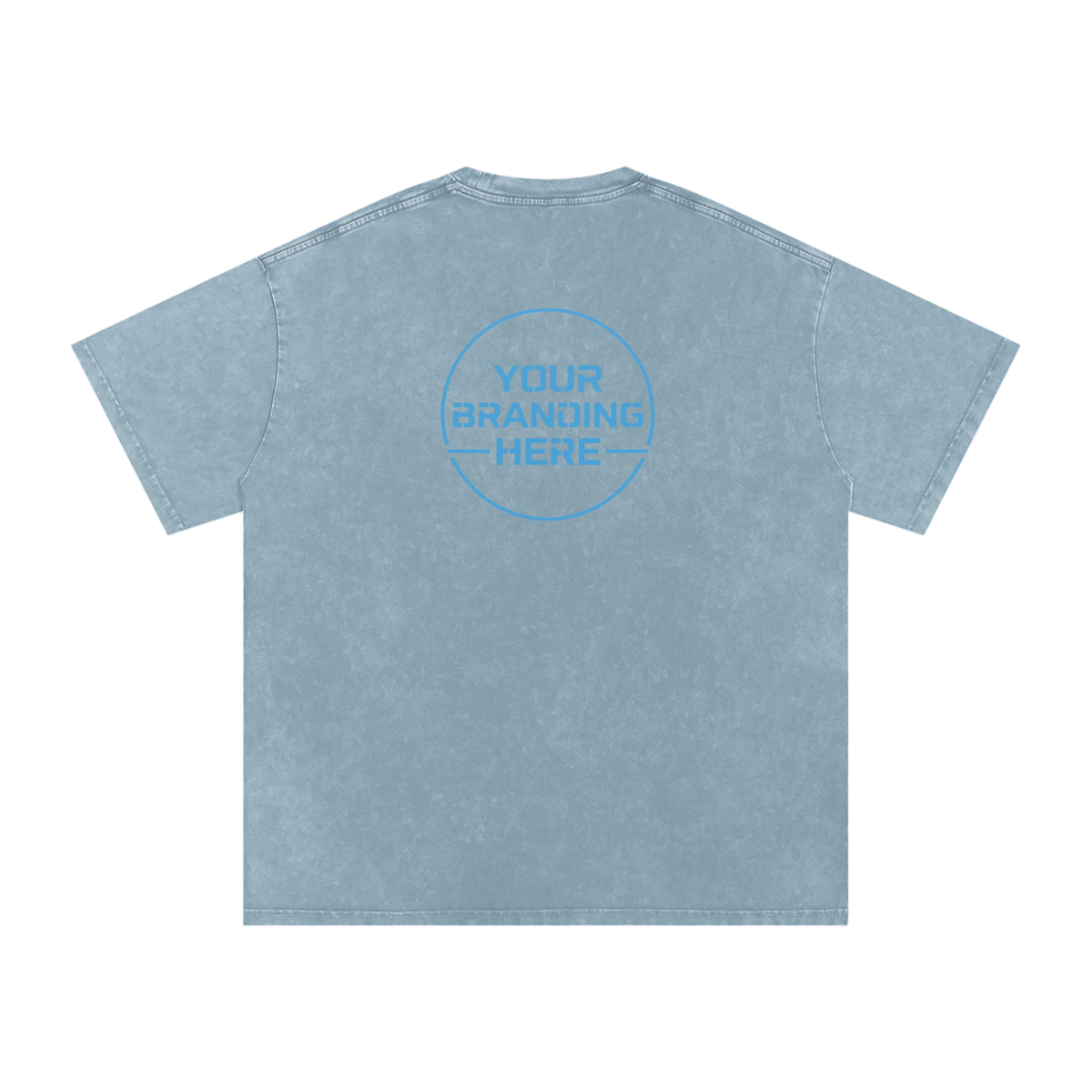 Snow Washed Oversized Cotton T-Shirt - R00037-C001-V14