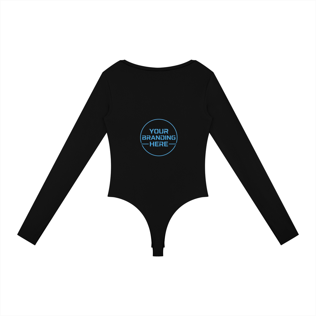 Women's Tight Long Sleeve Yoga Bodysuit - WT0120-O001-V2