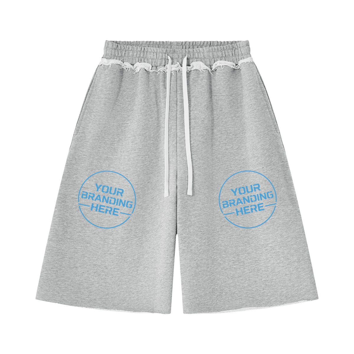 Unisex Heavyweight Raw Edge Shorts - UB0084-C001-V2