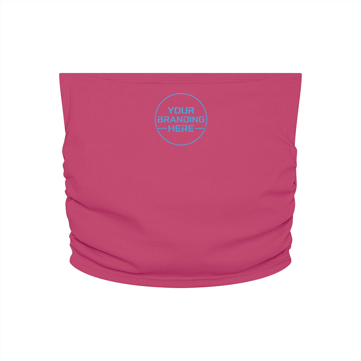 Women’s Ruched Cropped Yoga Tube Top - WT0141-O001-V2