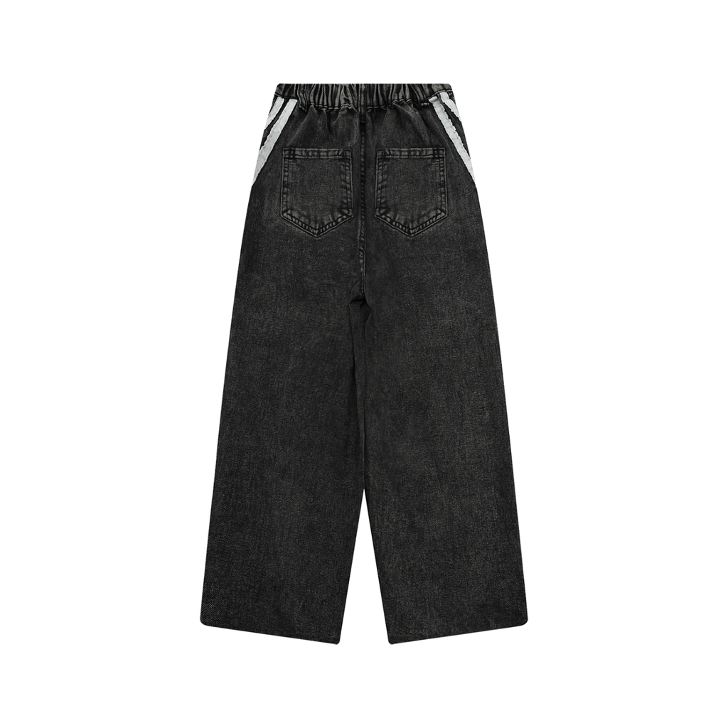 Kid’s Vintage Wash Side Stripe Jeans - KB0003-C001-V2