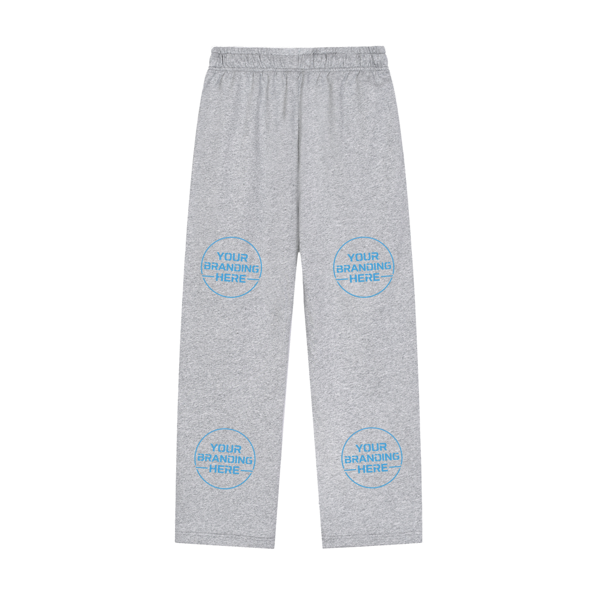 Solid Color Straight-Leg Sweatpants - RK0011-C001-V2