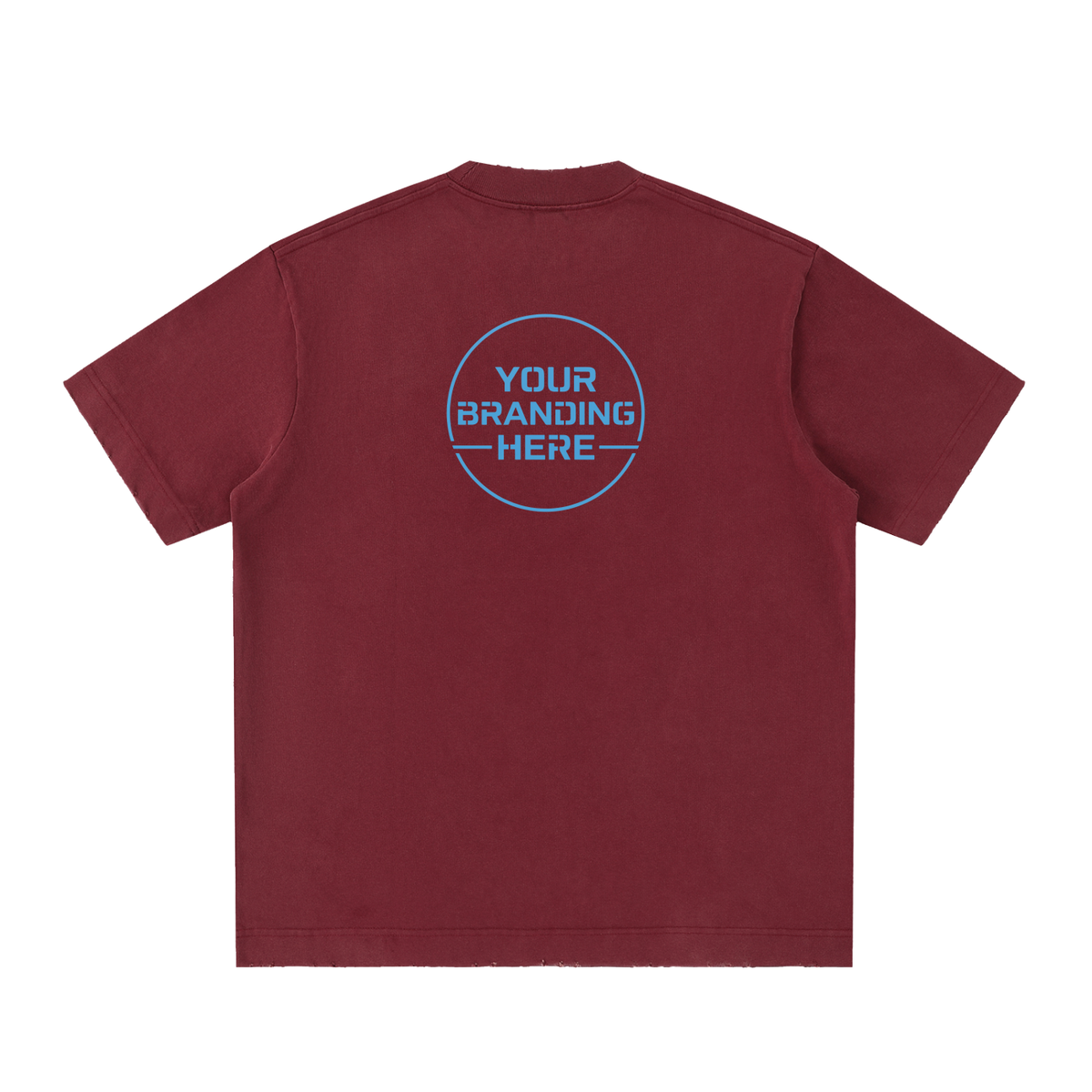 Heavyweight Vintage Washed Frayed T-Shirt - RT0022-C001-V8
