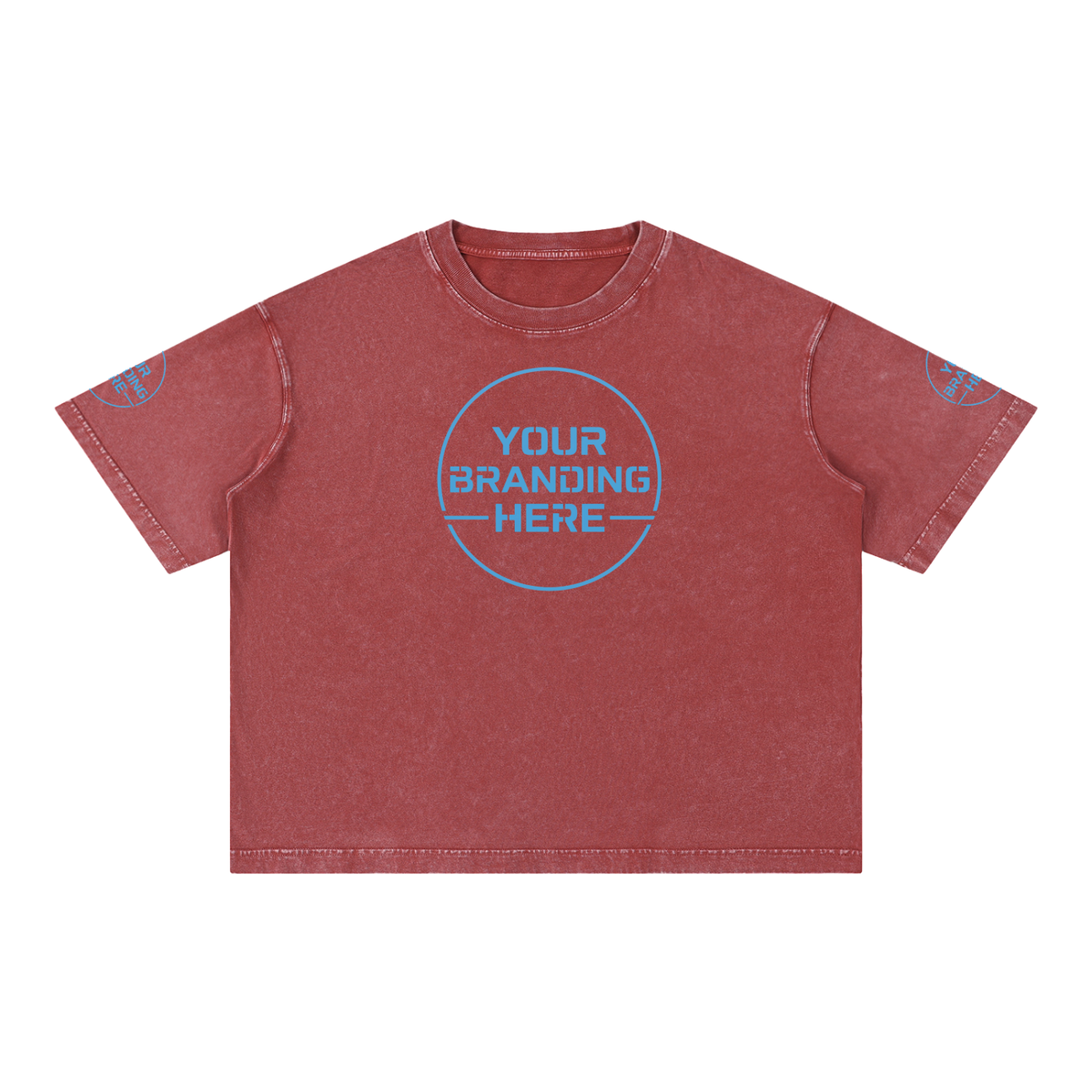 Mineral Wash Boxy Cotton T-Shirt - RT0076-C001-V4