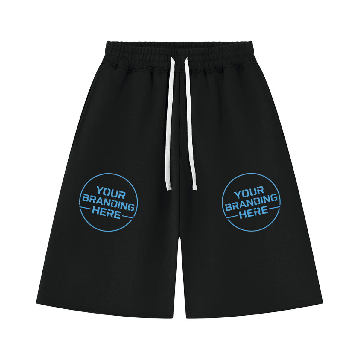 Unisex Heavyweight Raw Edge Shorts - UB0084-C001-V2