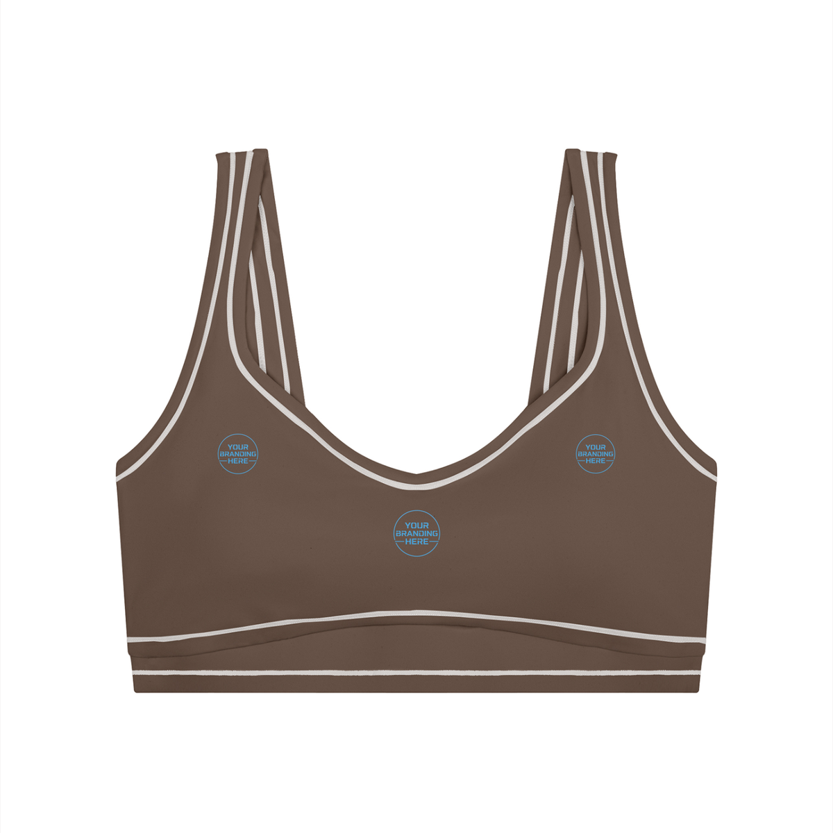 Women’s Topstitching Yoga Sports Bra - WT0179-O001-V2