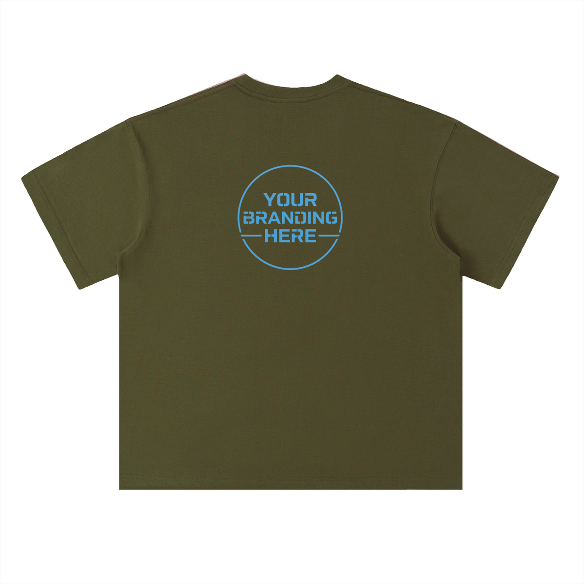Heavyweight Drop Shoulder Cotton T-Shirt - RU0014-C001-V7