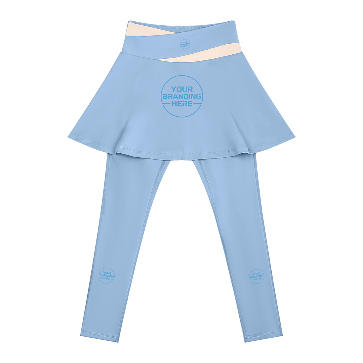Women's Yoga Panelled Skorts - WB0093-P001-V2