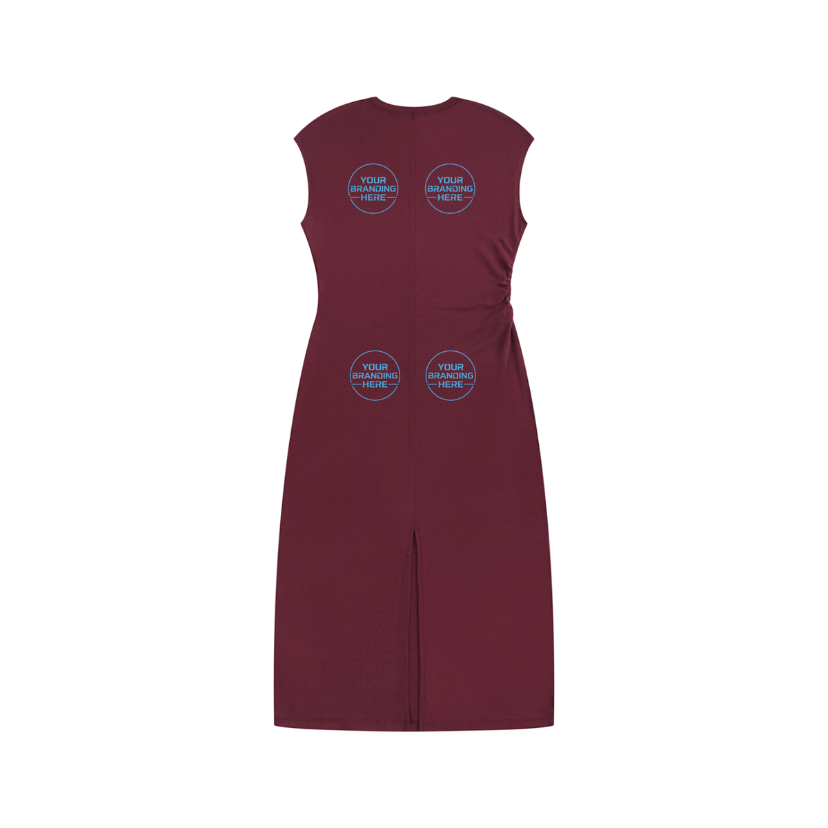 Women’s Ruched Sleeveless Dress - WO0017-C001-V2