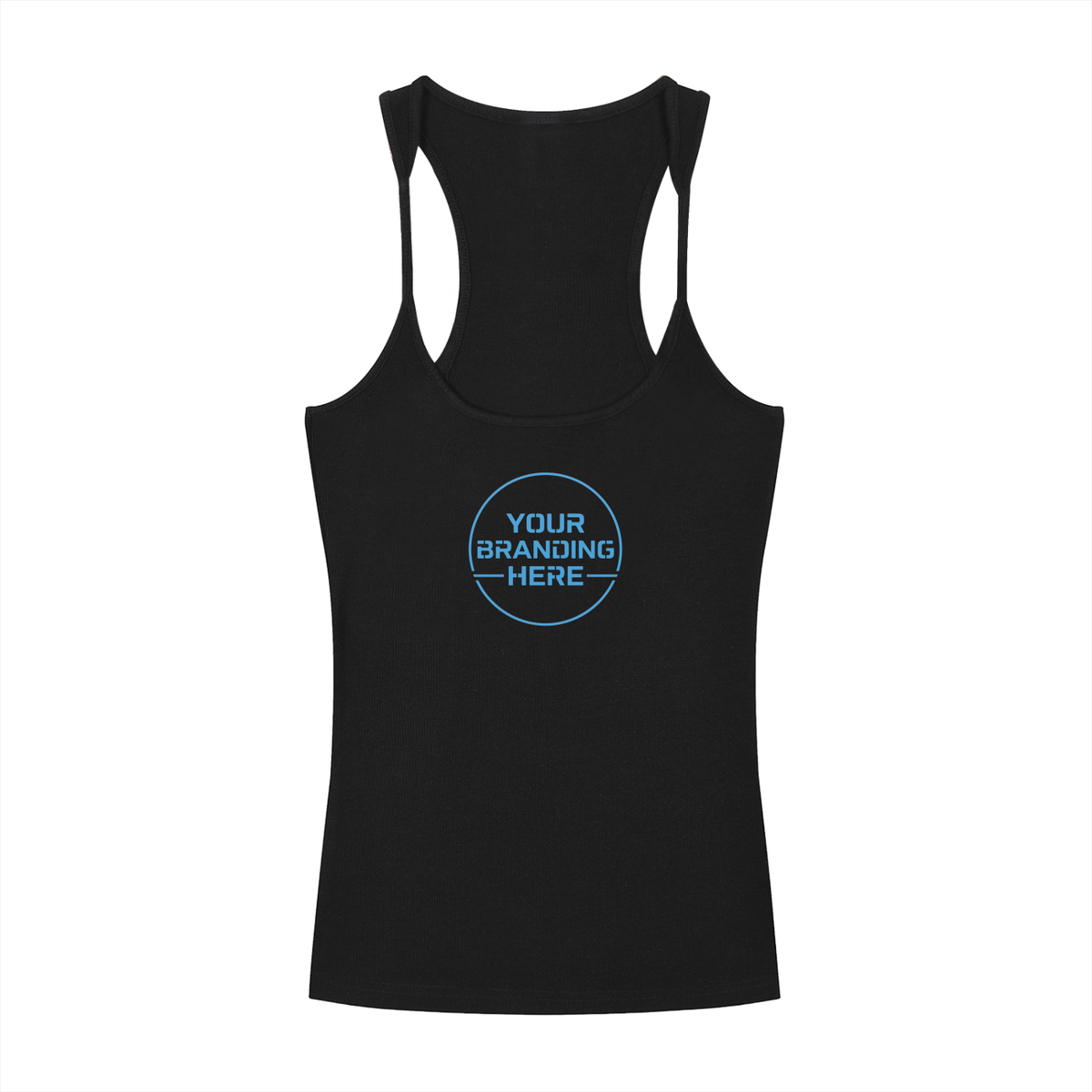 Slim Fit Ribbed Racerback Tank Top - RB0017-C001-V3