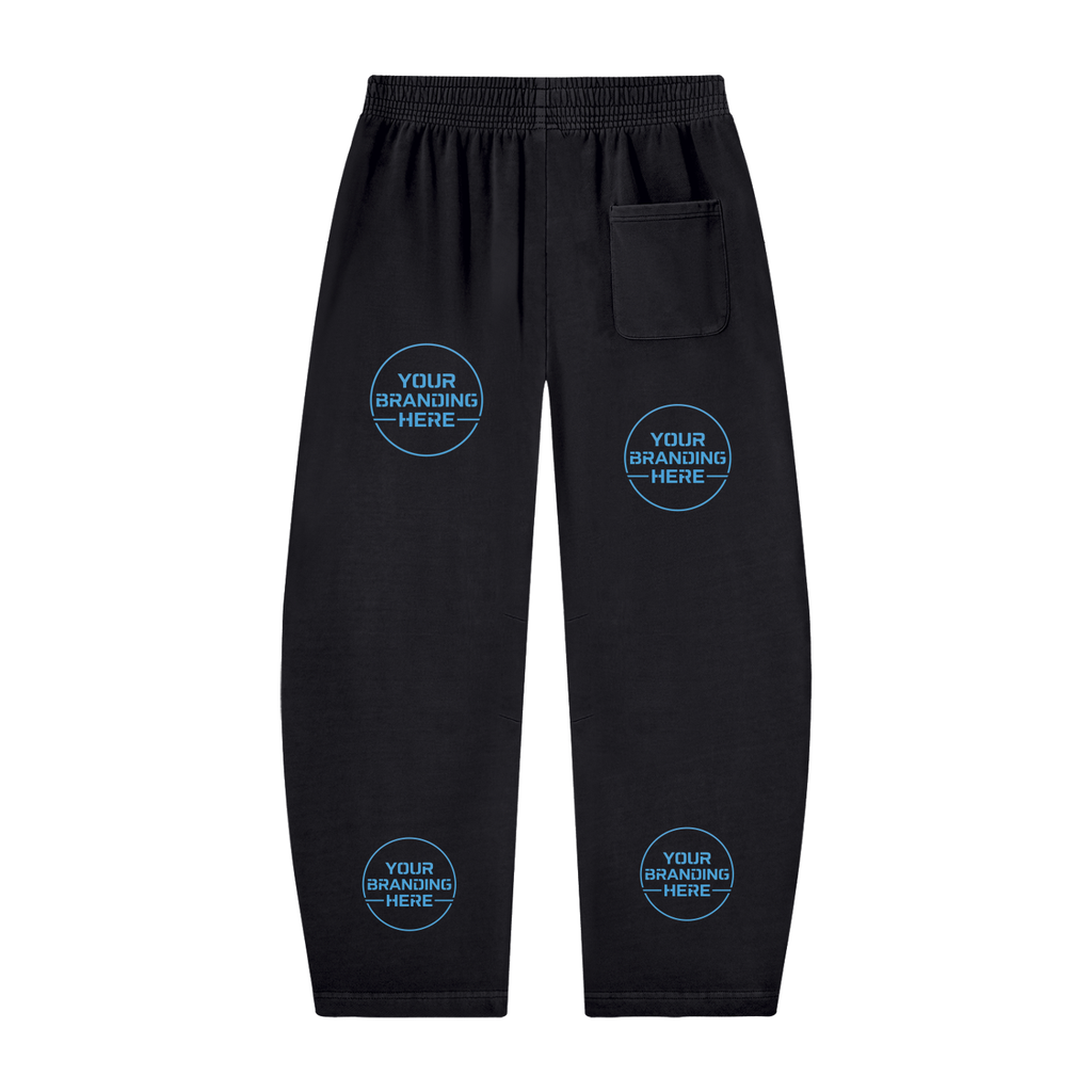 Unisex Vintage Washed Barrel Leg Sweatpants - UB0059-C001-V2