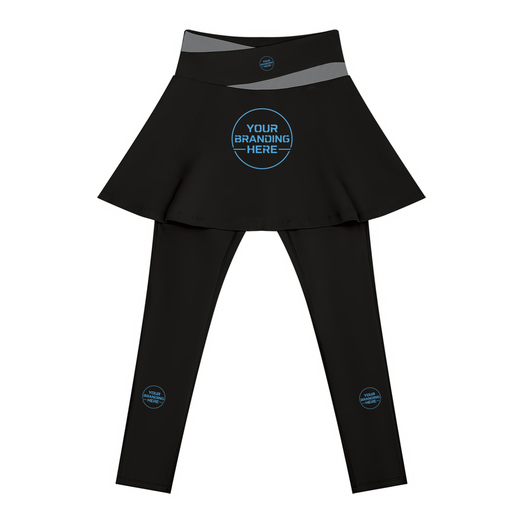Women's Yoga Panelled Skorts - WB0093-P001-V2