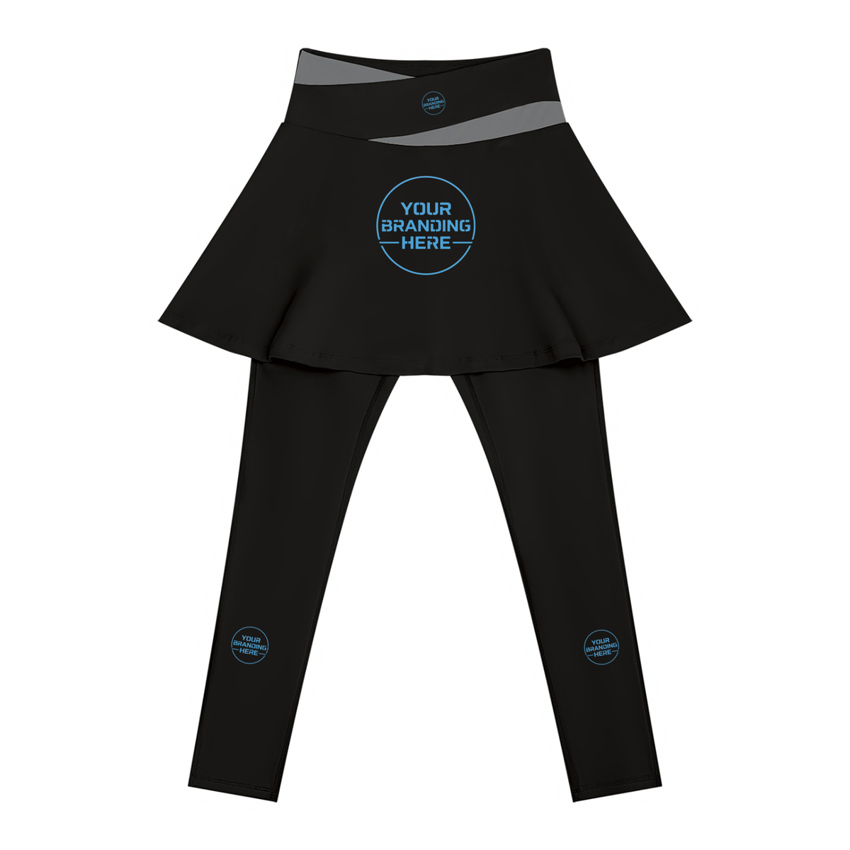 Women's Yoga Panelled Skorts - WB0093-P001-V2