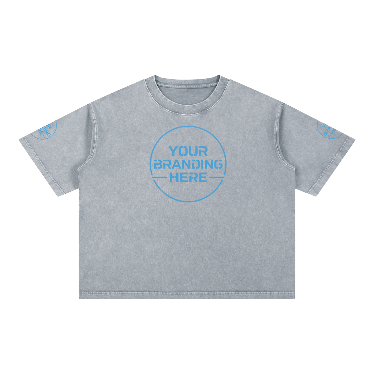 Mineral Wash Boxy Cotton T-Shirt - RT0076-C001-V4