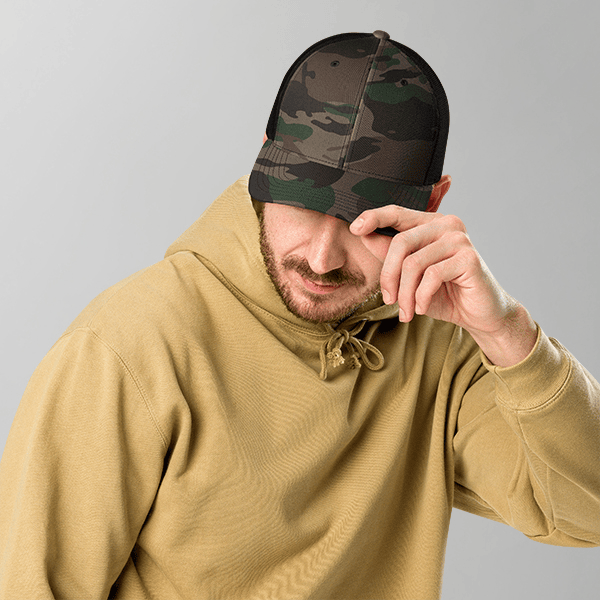 Camouflage Trucker Hat - Otto Cap 105-1247