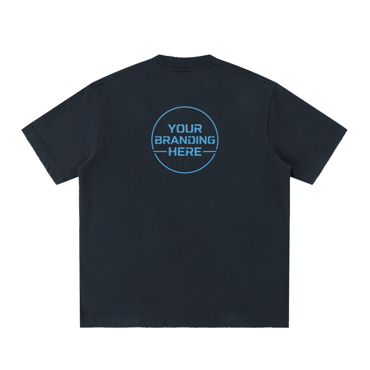 Heavyweight Vintage Washed Frayed T-Shirt - RT0022-C001-V8
