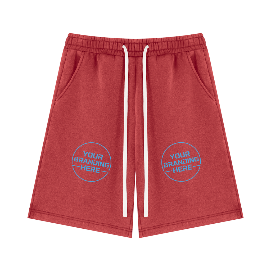 Unisex Vintage Wash Fleece Shorts - UB0053-C001-V2