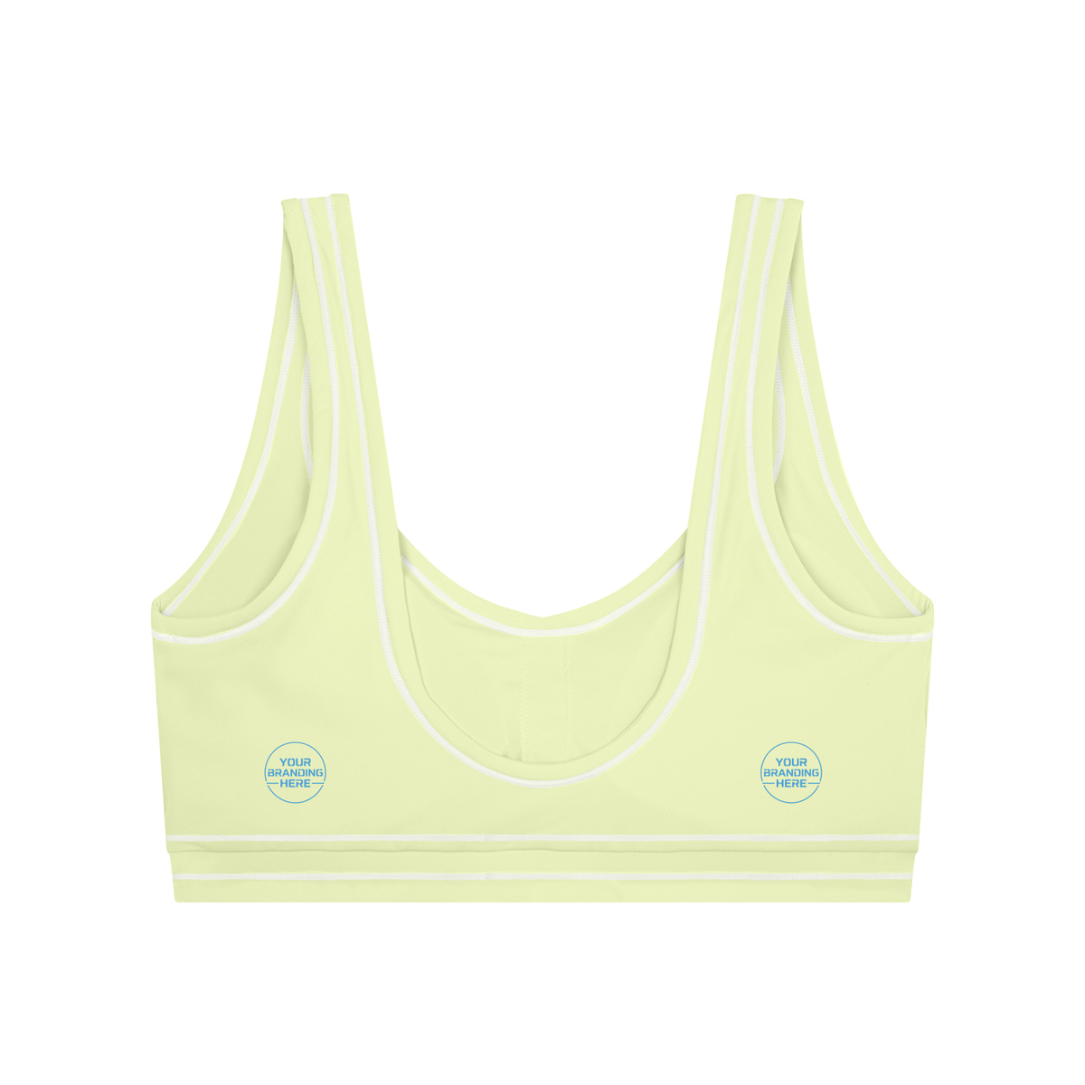 Women’s Topstitching Yoga Sports Bra - WT0179-O001-V2