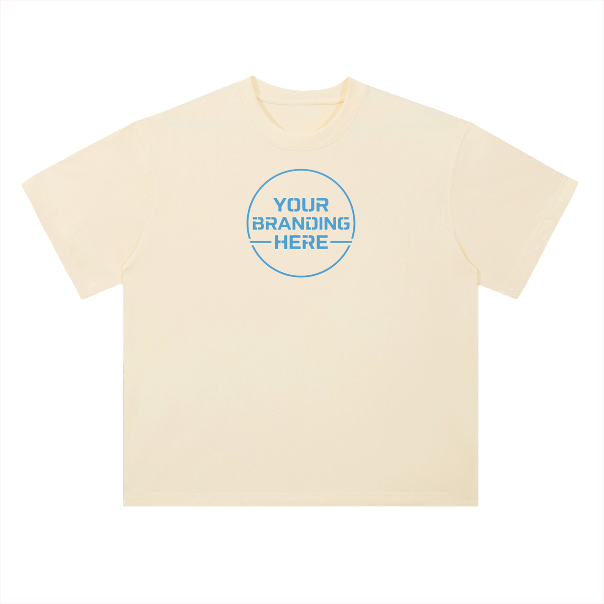 Heavyweight Drop Shoulder Cotton T-Shirt - RU0014-C001-V7