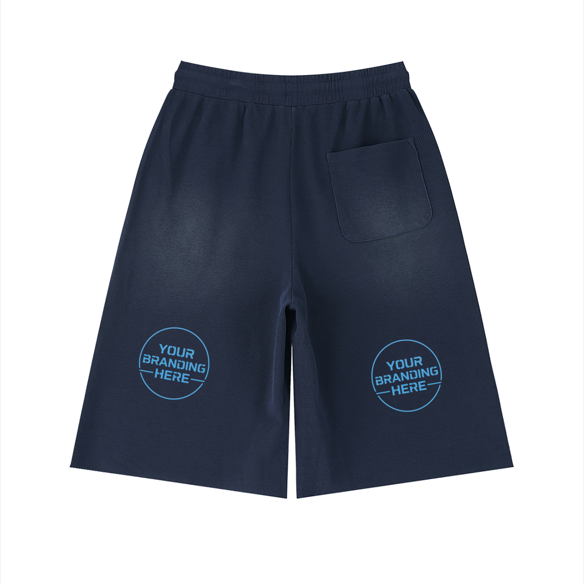 Unisex Sunfade Raw Edge Shorts - UB0069-C001-V3