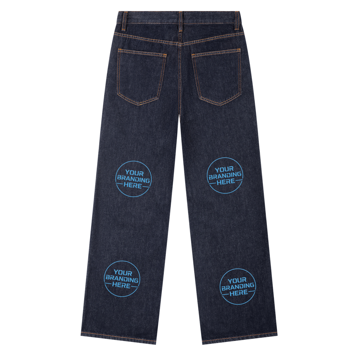 Heavyweight Straight Leg Denim Jeans - RK0055-C001-V2