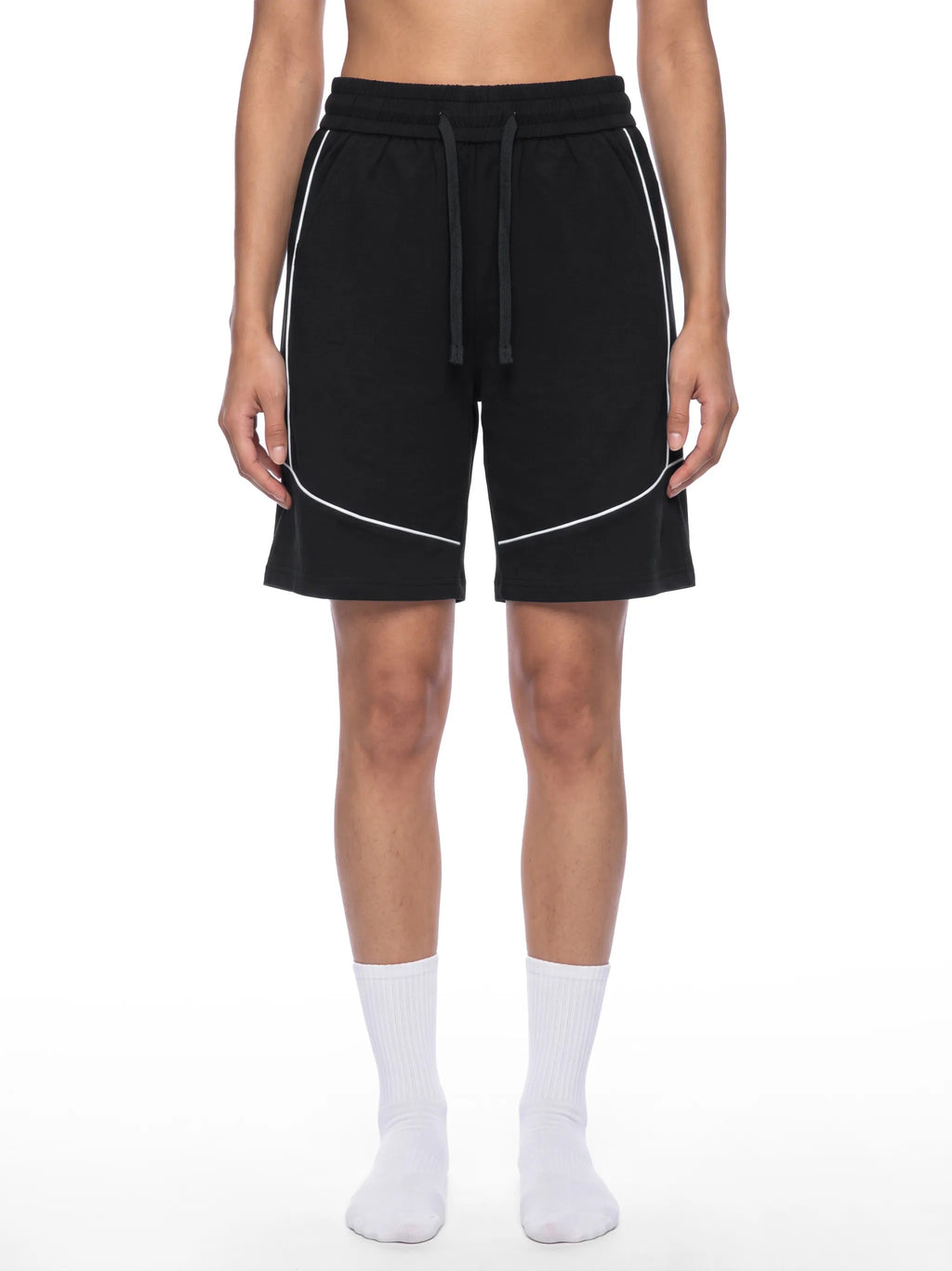 Unisex Piping Color Block Shorts - UB0081-C001-V2