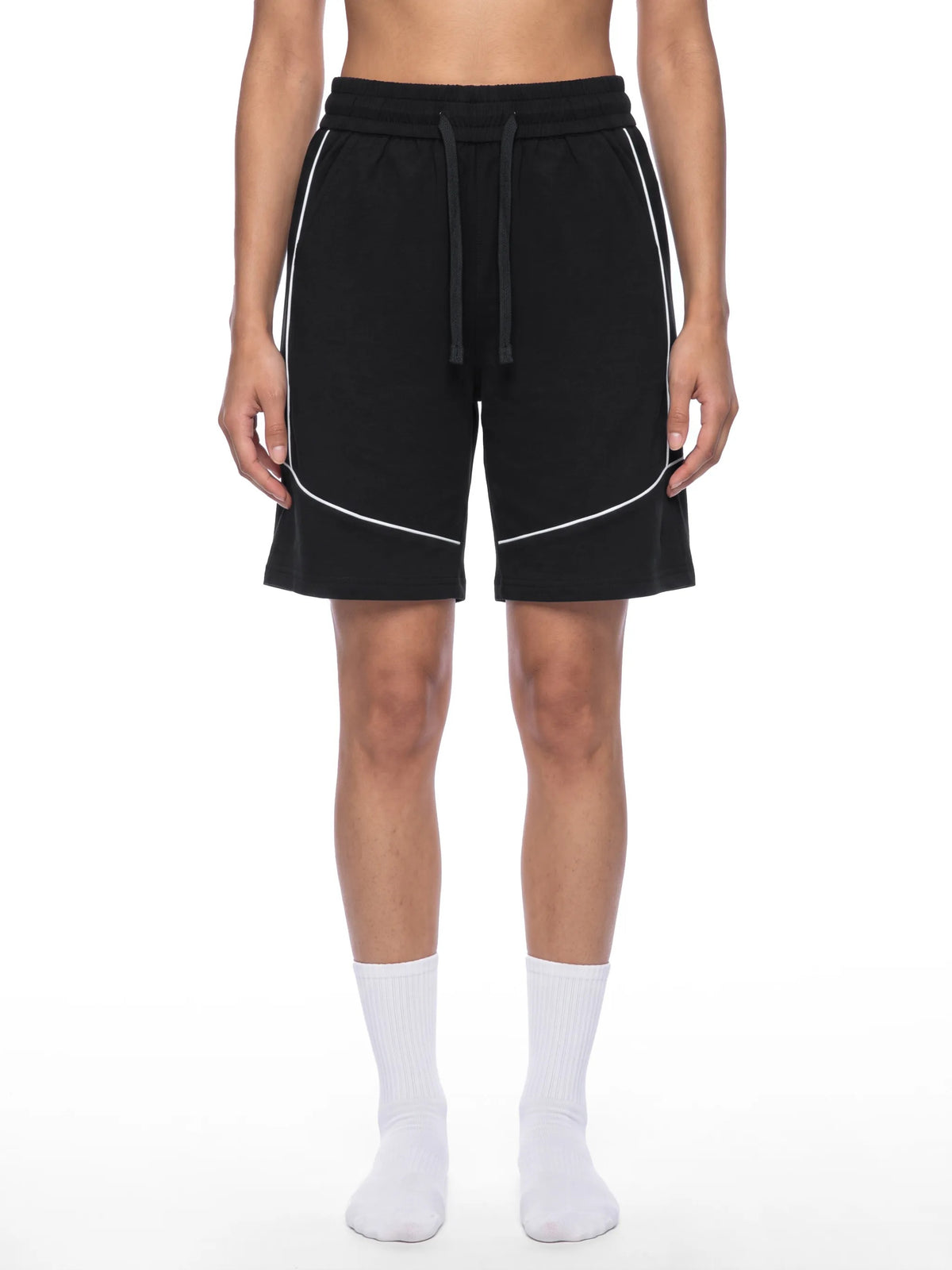 Unisex Piping Color Block Shorts - UB0081-C001-V2