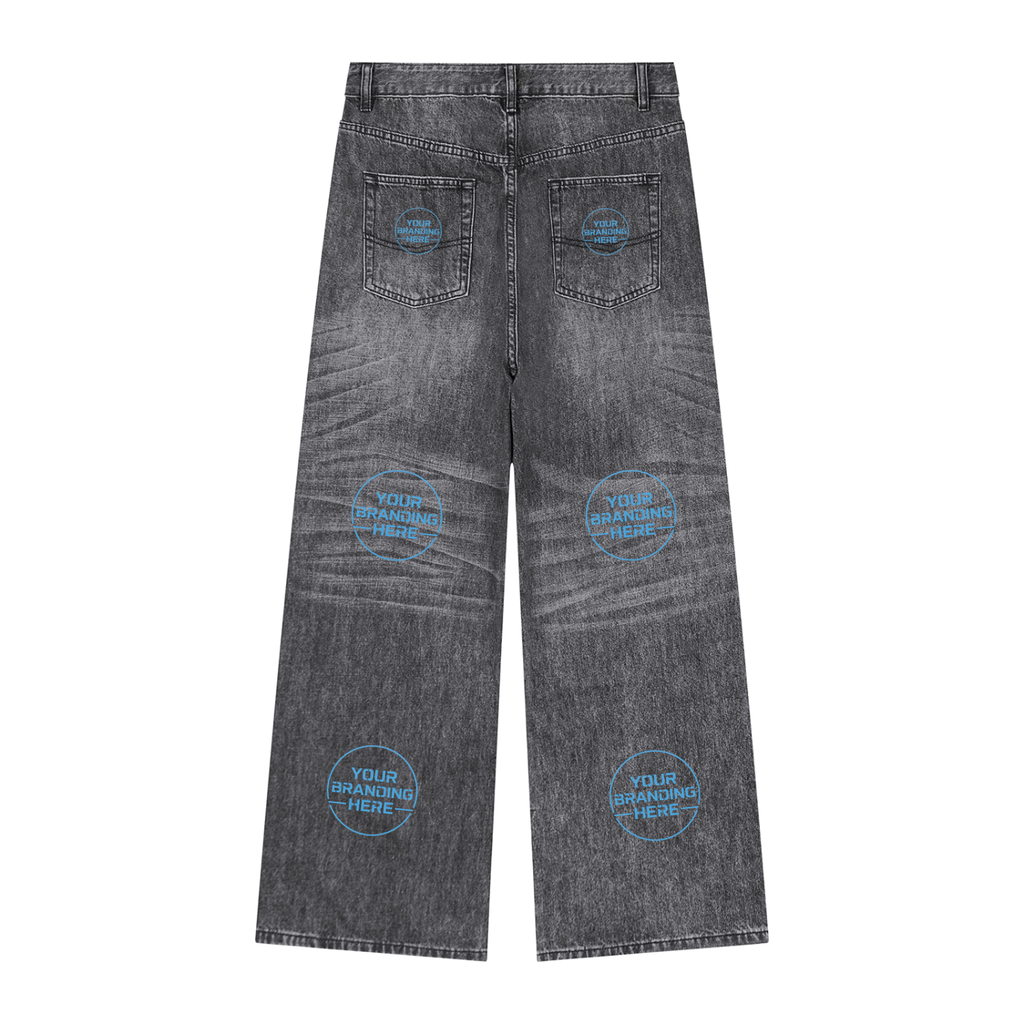 Men's Vintage Wash Denim Jeans - MB0039-C001-V2