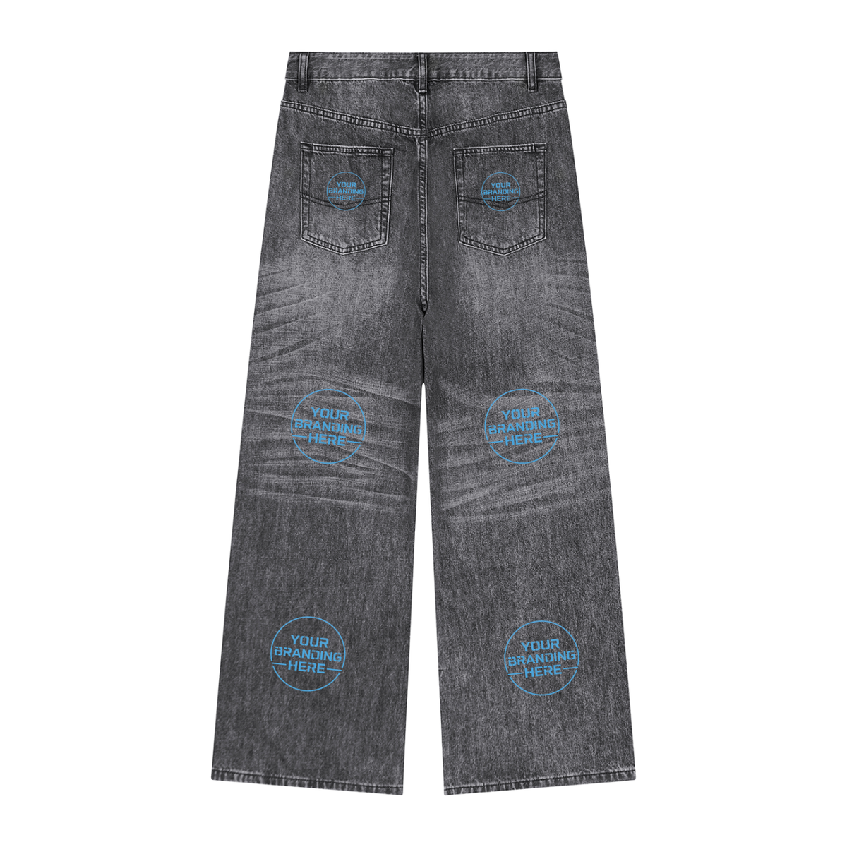 Men's Vintage Wash Denim Jeans - MB0039-C001-V2