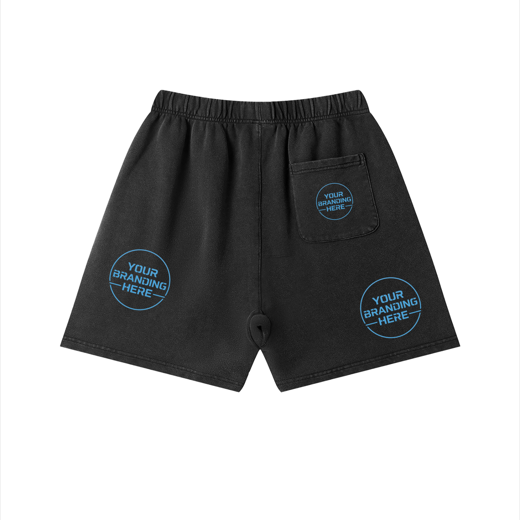 Unisex Vintage Wash Cotton Shorts - UB0031-C001-V3