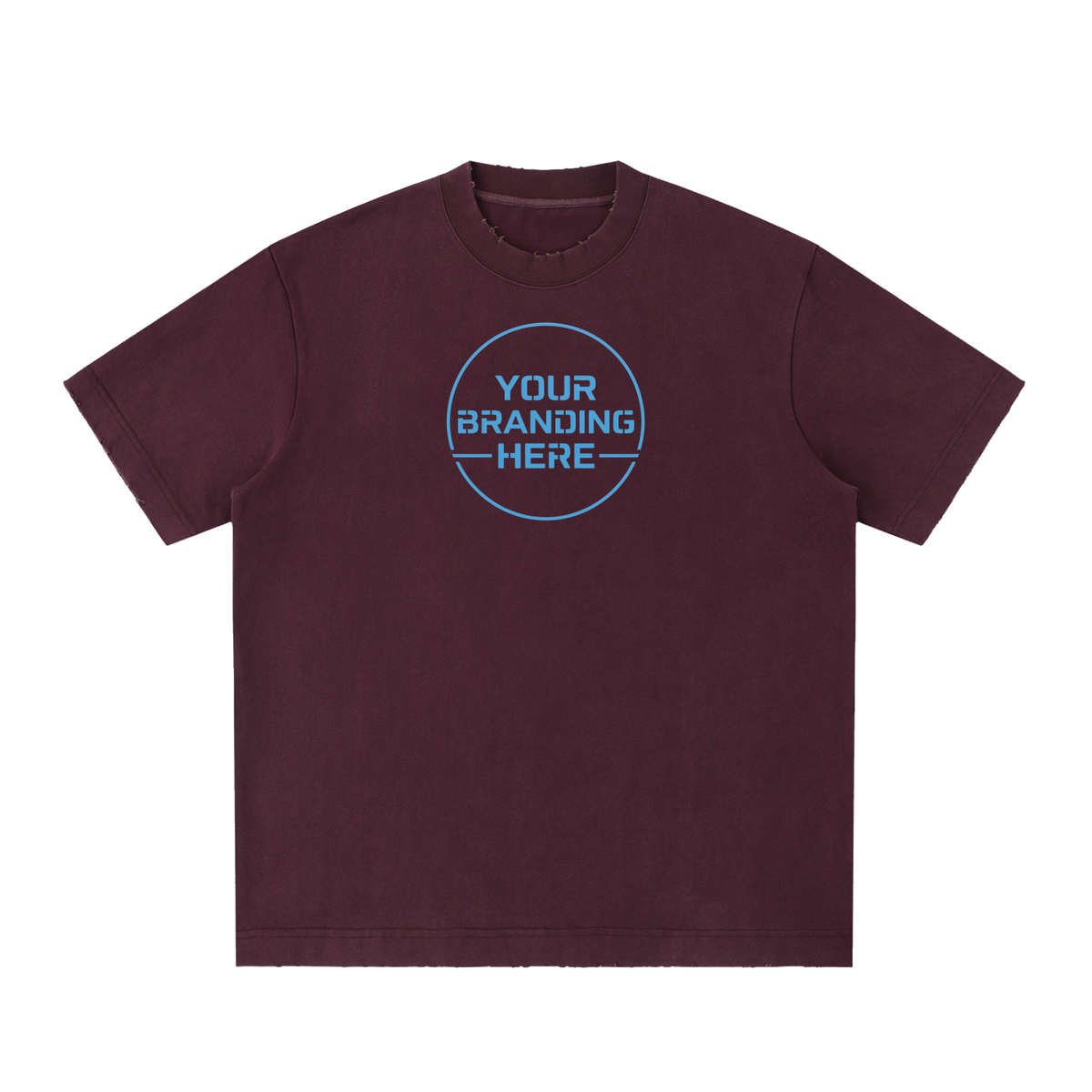 Heavyweight Vintage Washed Frayed T-Shirt - RT0022-C001-V8