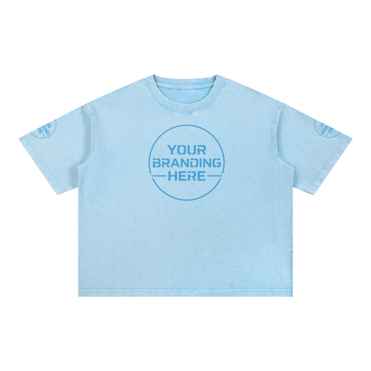 Mineral Wash Boxy Cotton T-Shirt - RT0076-C001-V4