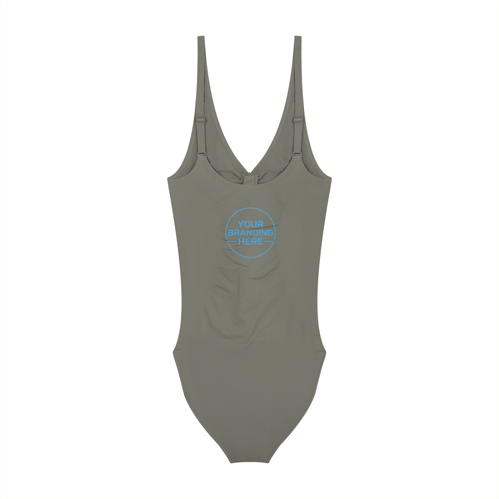 Women’s Full-Zip Ruched Bodysuit - WT0176-O001-V2
