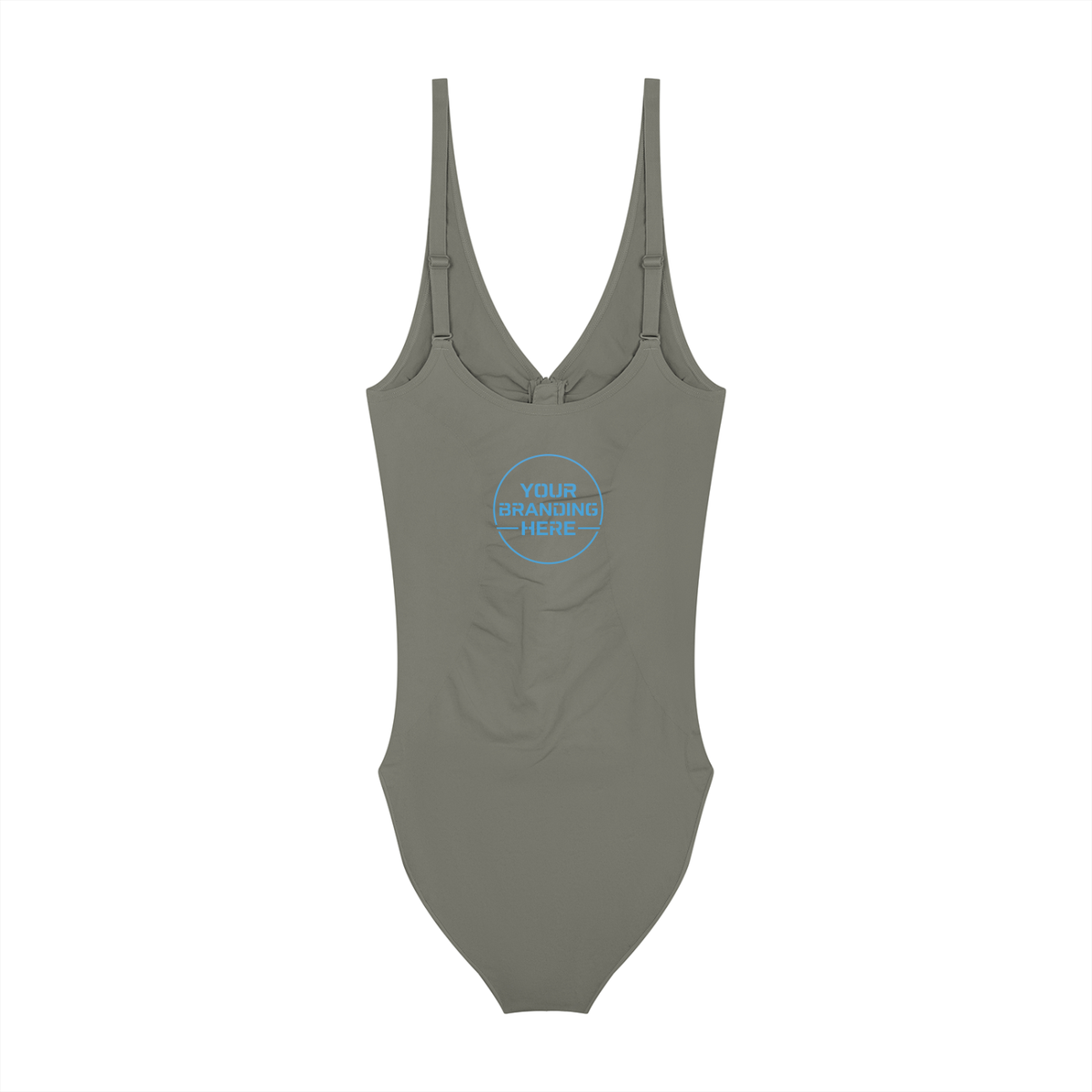 Women’s Full-Zip Ruched Bodysuit - WT0176-O001-V2