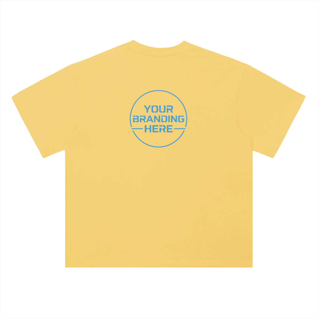 Heavyweight Drop Shoulder Cotton T-Shirt - RU0014-C001-V7