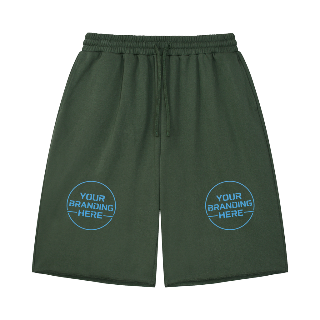 Unisex Loose Raw Edge Shorts - UB0066-C001-V2