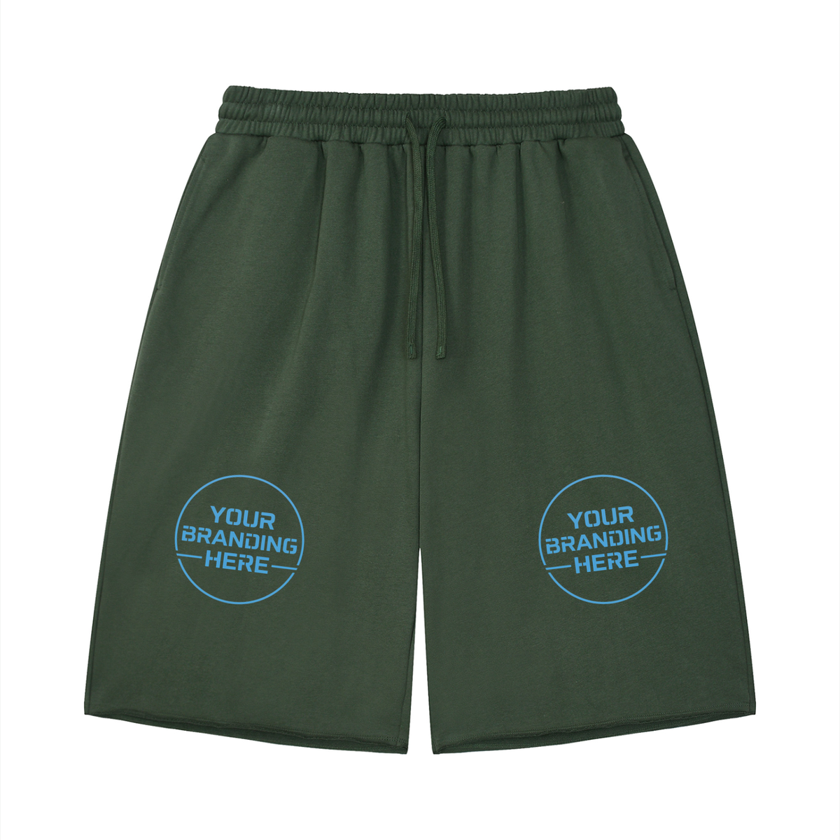 Unisex Loose Raw Edge Shorts - UB0066-C001-V2