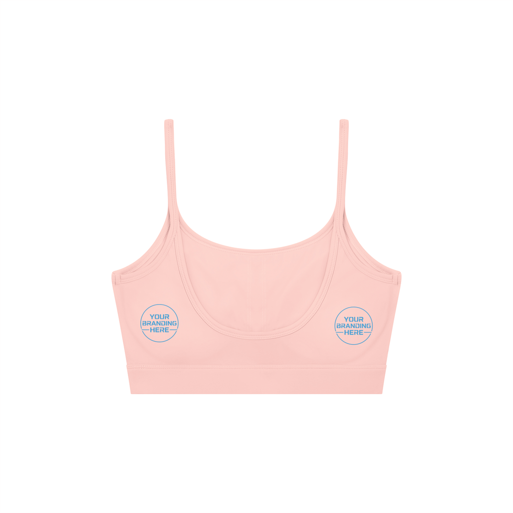 Women's Solid U-Neck Sports Bra - WT0131-O001-V2