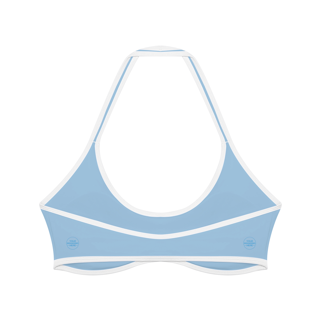 Women's Halter Color Block Yoga Sports Bra - WT0204-O001-V2