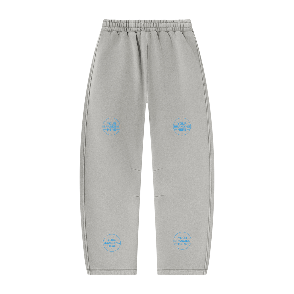 Unisex Vintage Wash Barrel Leg Fleece Sweatpants - UB0071-P001-V3