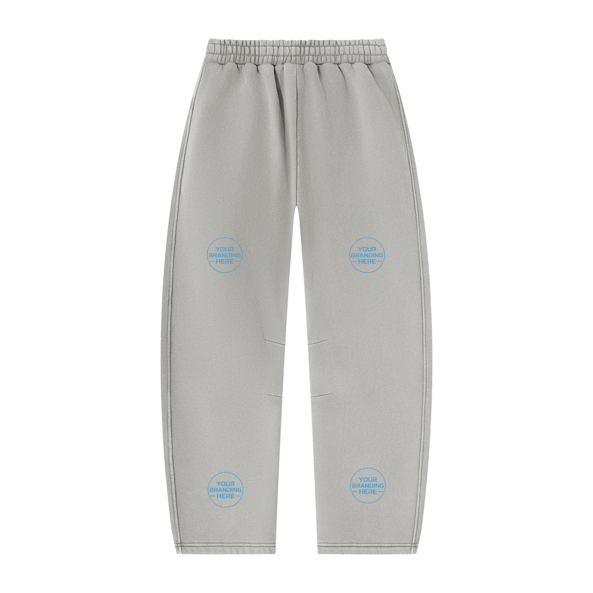 Unisex Vintage Wash Barrel Leg Fleece Sweatpants - UB0071-P001-V3