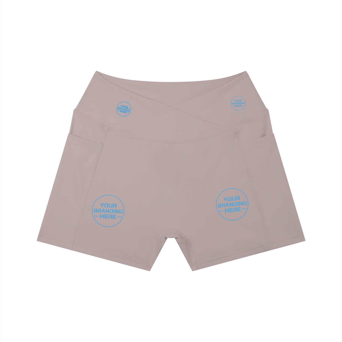 Women’s High Rise Pocket Yoga Shorts - WB0055-O001-V6