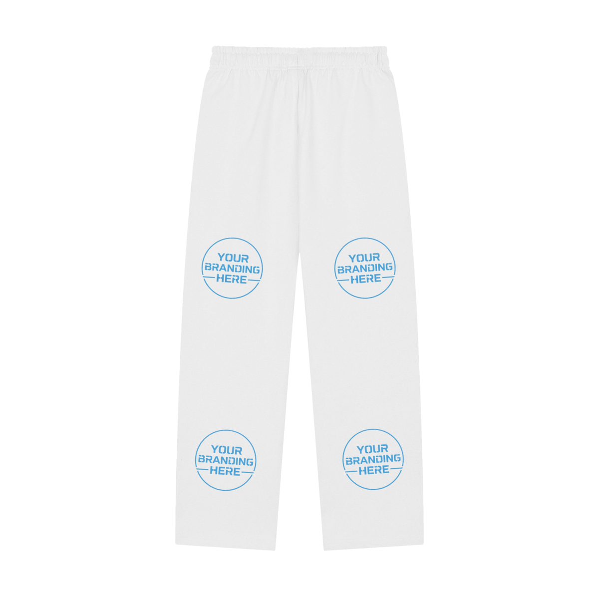 Solid Color Straight-Leg Sweatpants - RK0011-C001-V2