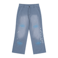 Men's Vintage Wash Splatter Denim Jeans - MB0046-C001-V2