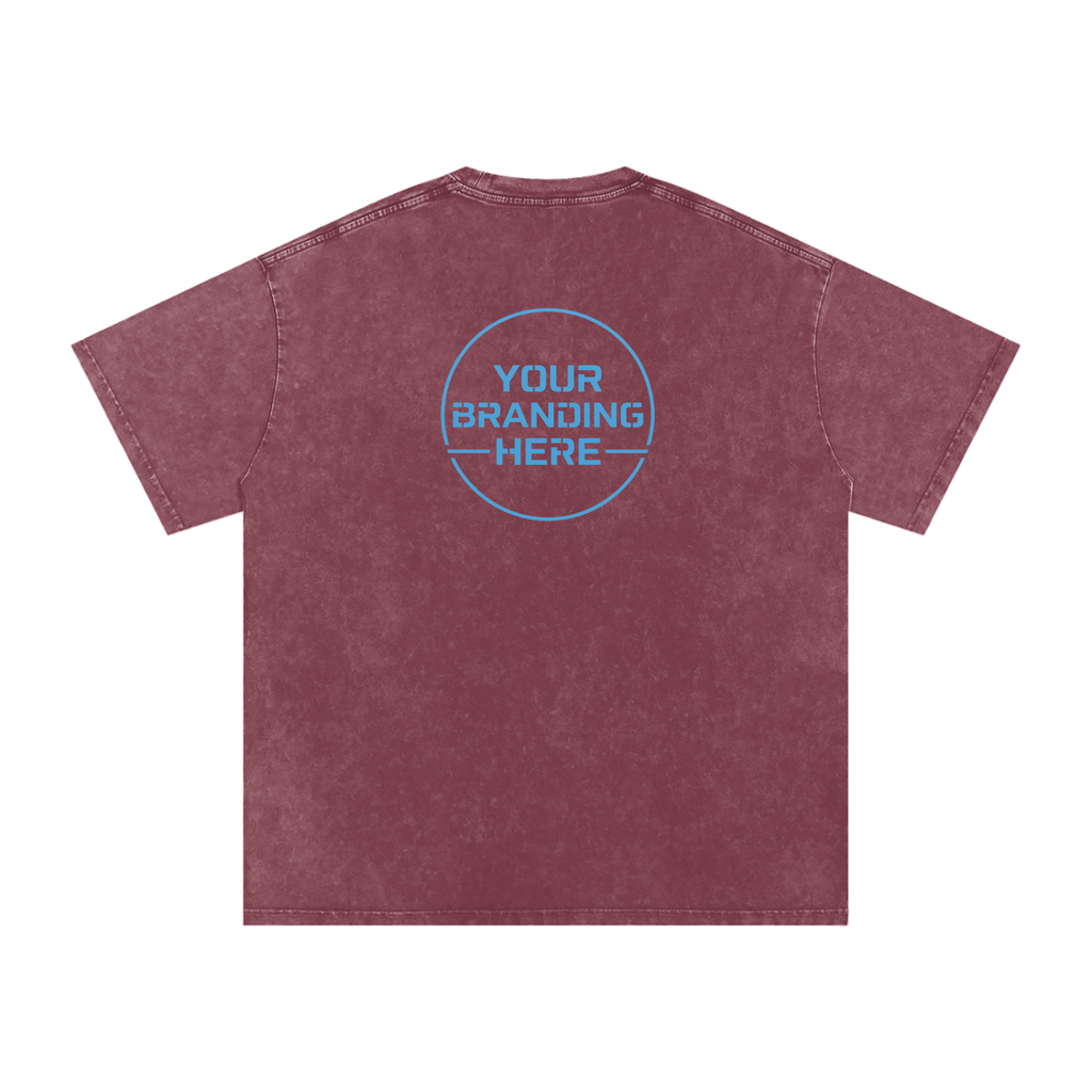 Snow Washed Oversized Cotton T-Shirt - R00037-C001-V14