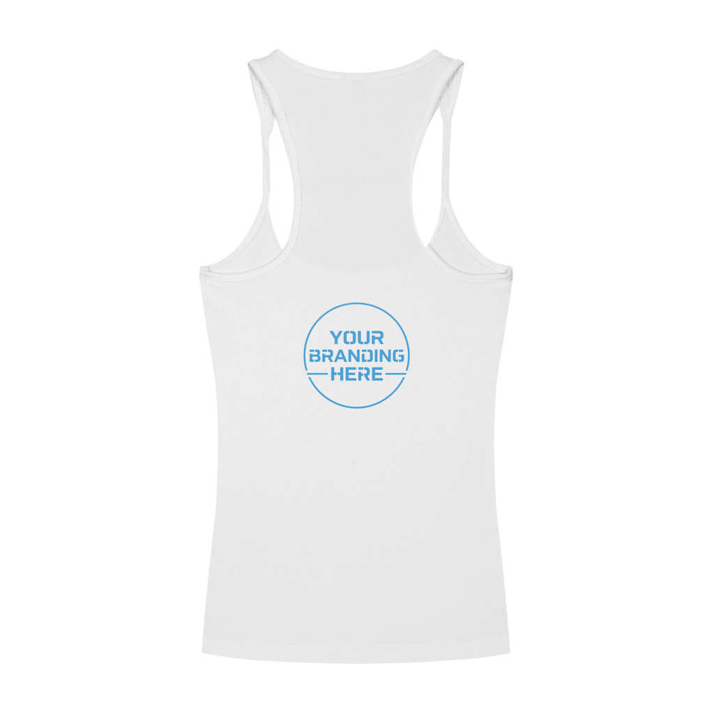 Slim Fit Ribbed Racerback Tank Top - RB0017-C001-V3