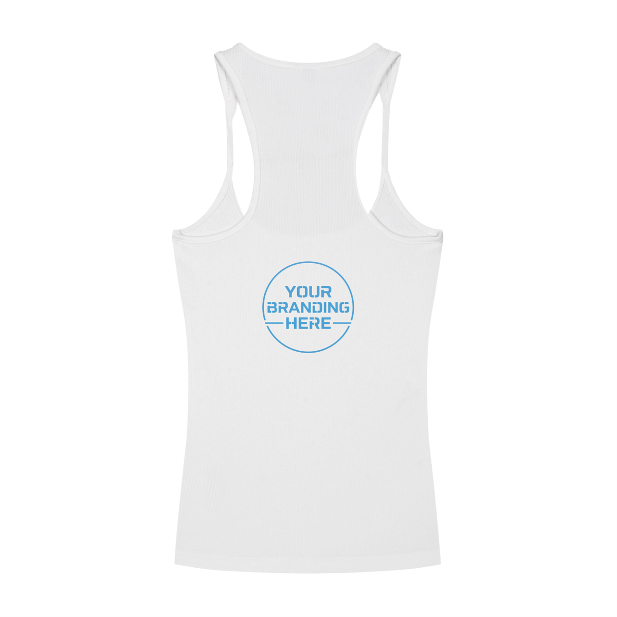 Slim Fit Ribbed Racerback Tank Top - RB0017-C001-V3